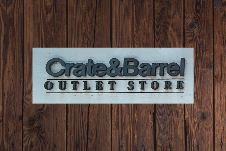 Crate & Barrel Outlet Store Logo